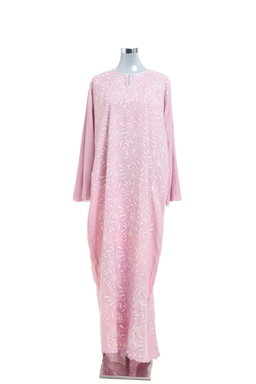 KAFTAN BATIK KLASIK LONG SLEEVE  : BELACAN PINK