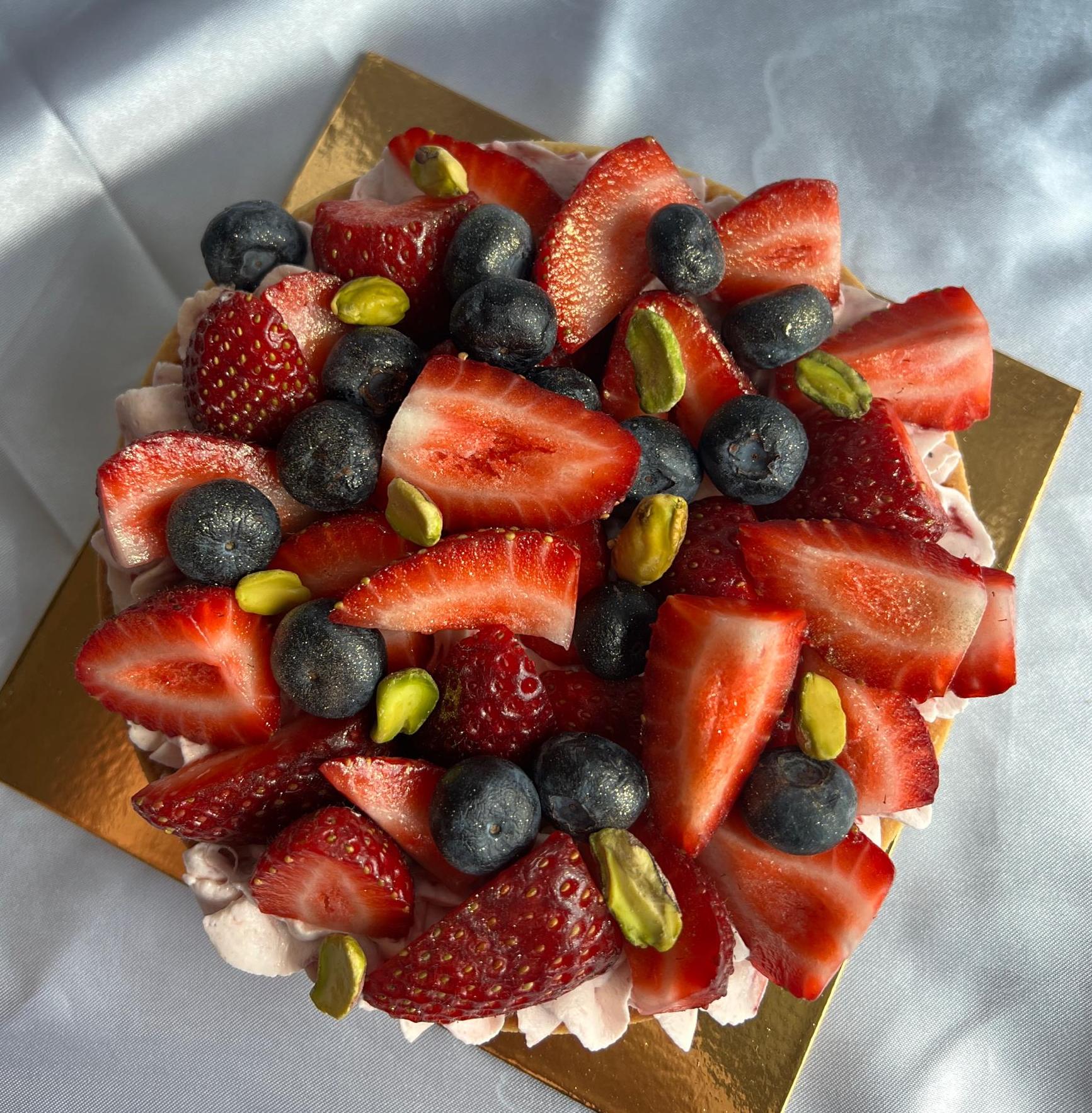 Pistachio Berry Tart_0