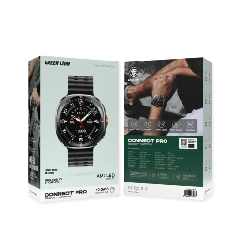 Green Lion Connect Pro Smart Watch - Titanium_0