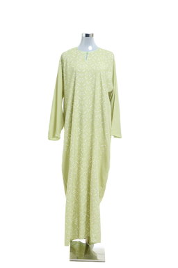 KAFTAN BATIK GEOMETRY LONG SLEEVE  : GREEN