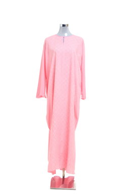 KAFTAN BATIK GEOMETRY LONG SLEEVE  : PINK