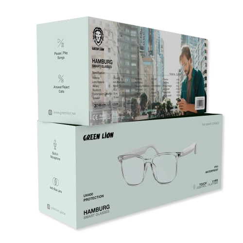 Green Lion Hamburg Smart Glasses - White