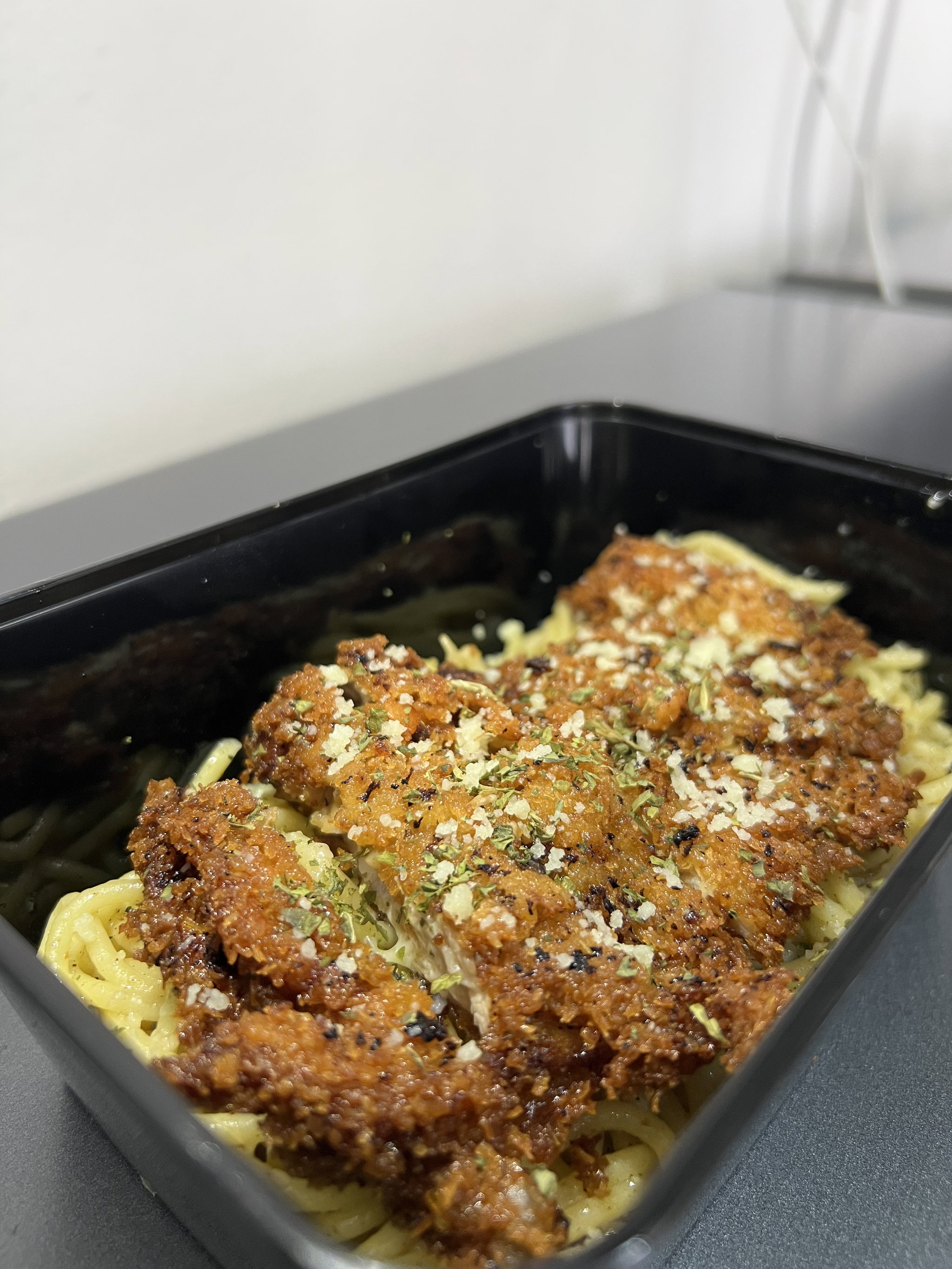 Aglio Olio + Chicken Chop_0