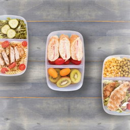 2 Section Food Container