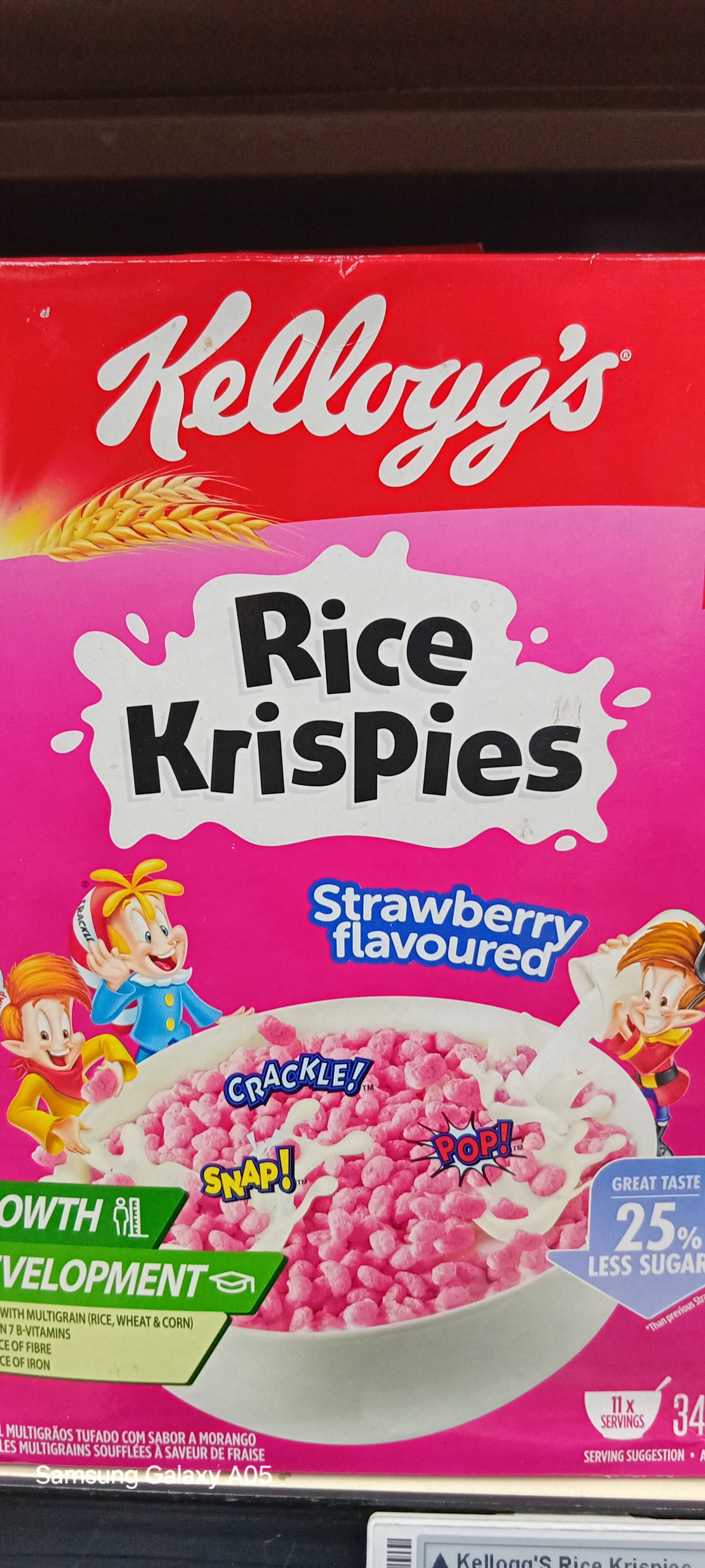 Kellogg’S Rice Krispies Straw.Flav. 340_0