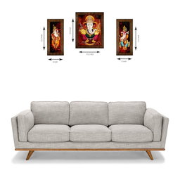 RADHA KRISHNA WALL FRAME 3IN1