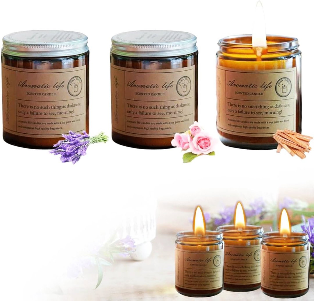 Aromatherapy Scented Candles for Home with a long Burning time and Lasting Fragrance for Girlfriend Teacher and Mom Birthday Present