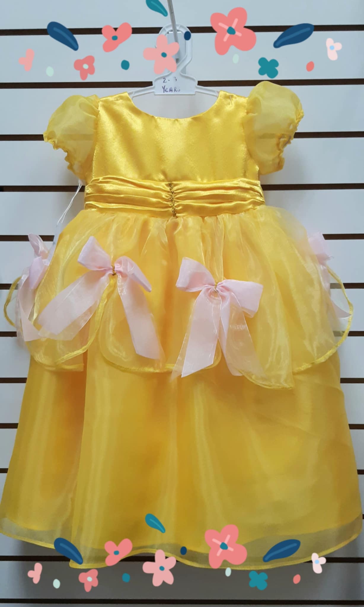 DARLINGS YELLOW PRINCESS DRESS_0