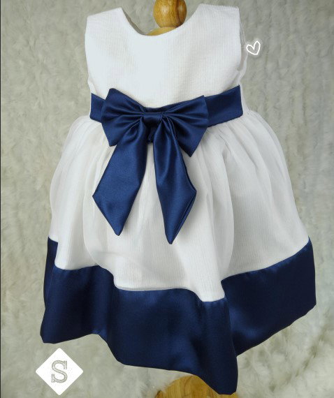 DARLINGS WHITE & NAVY FORMAL DRESS_0