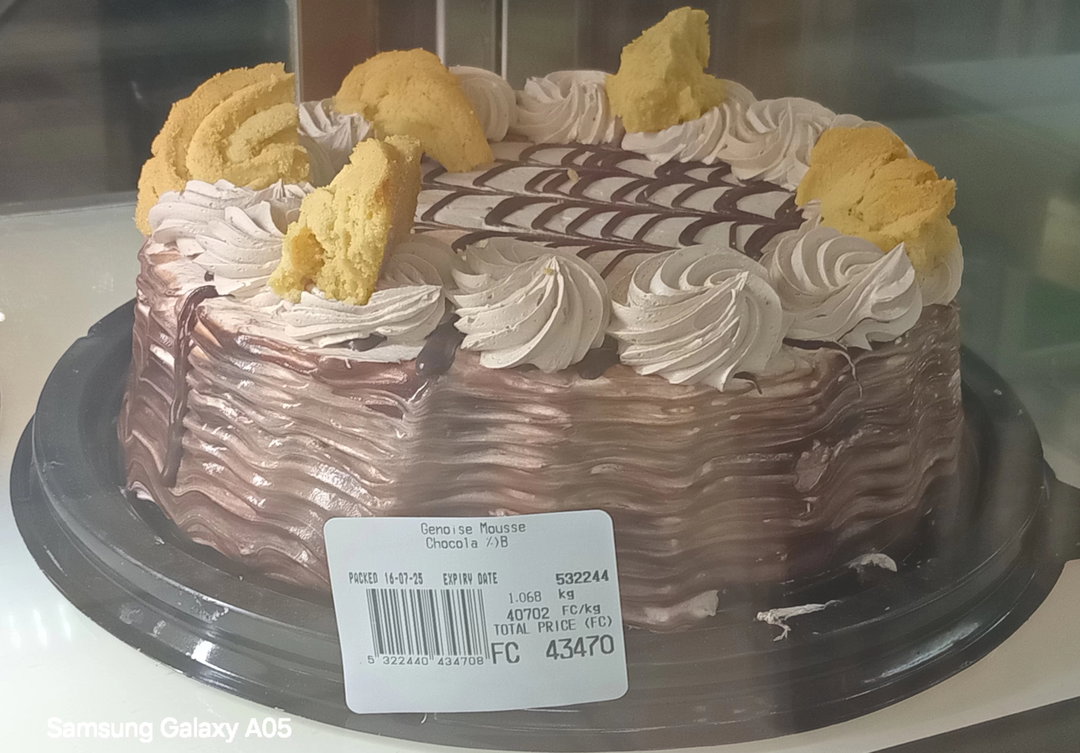 Genoise Mousse Chocolat 1.068kg