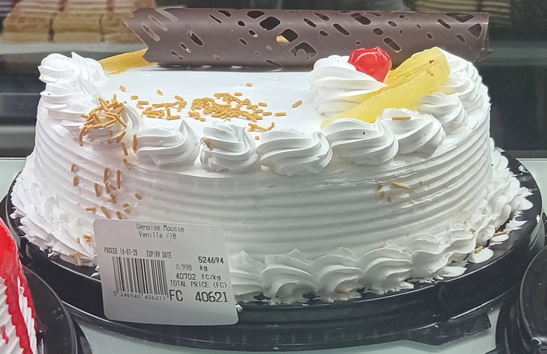 Genoise Mousse Vanilla 0.998kg