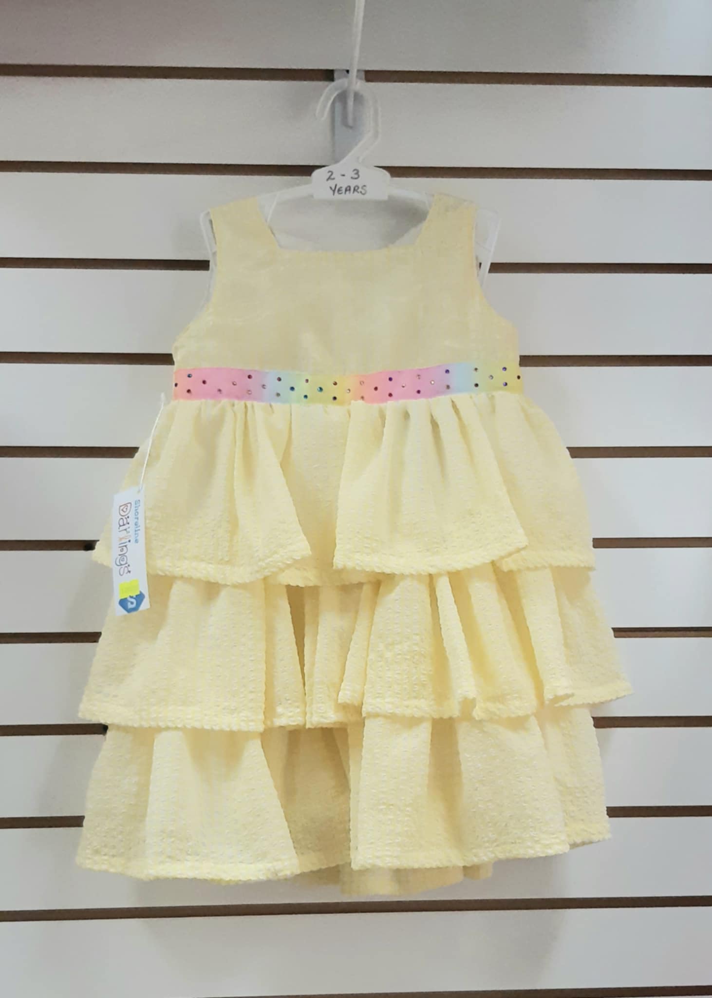 DARLINGS YELLOW 3 TIER DRESS_0