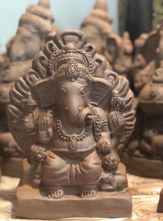 6”-8”  LT Plain Lalbaug Cha ka raja _0
