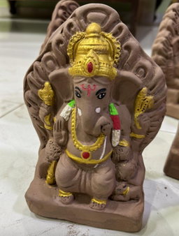 6”-8”  LT Plain Lalbaug Cha ka raja 