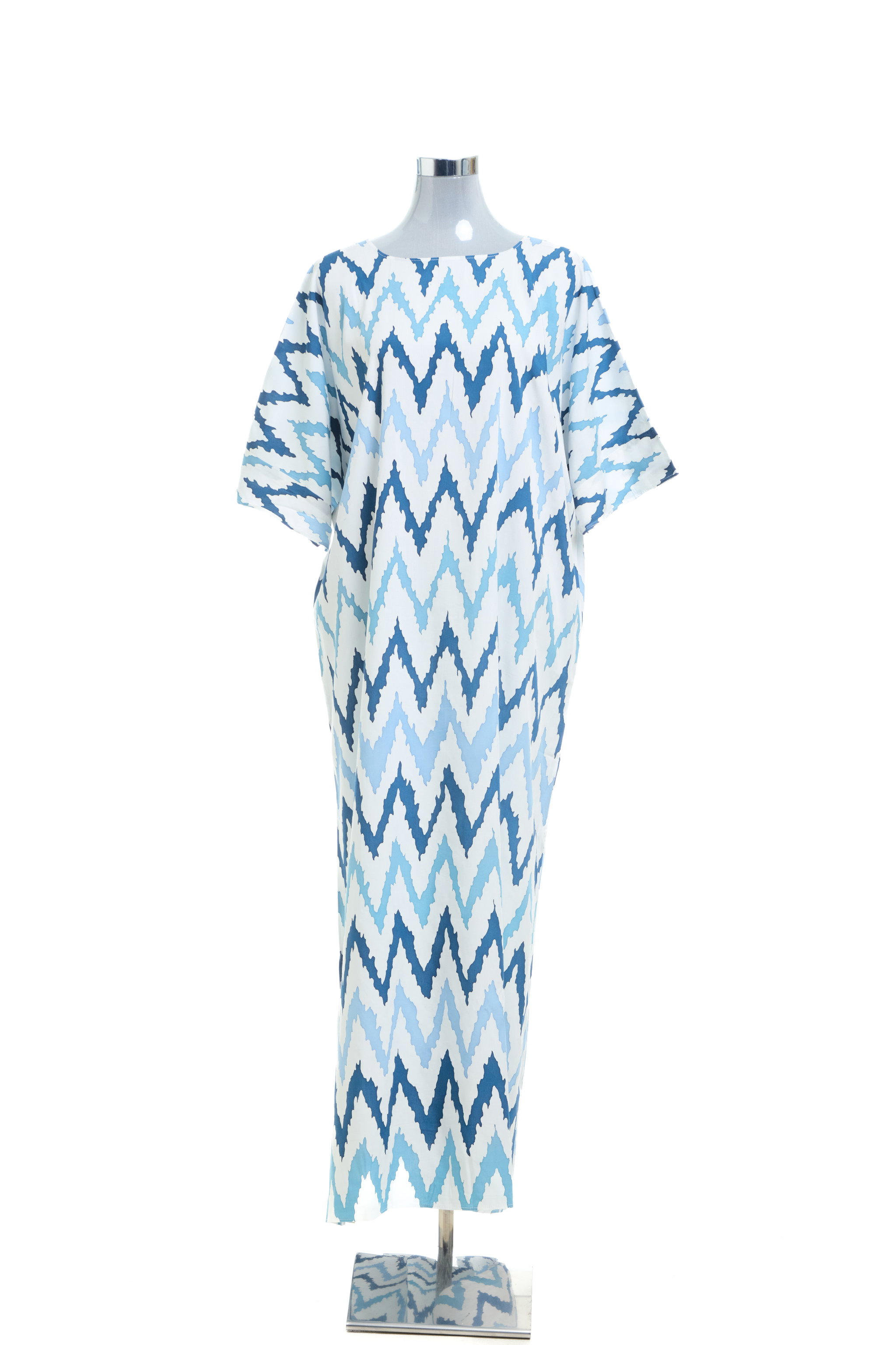 KAFTAN ZIGZAG 3/4 SLEEVE : BLUE _1