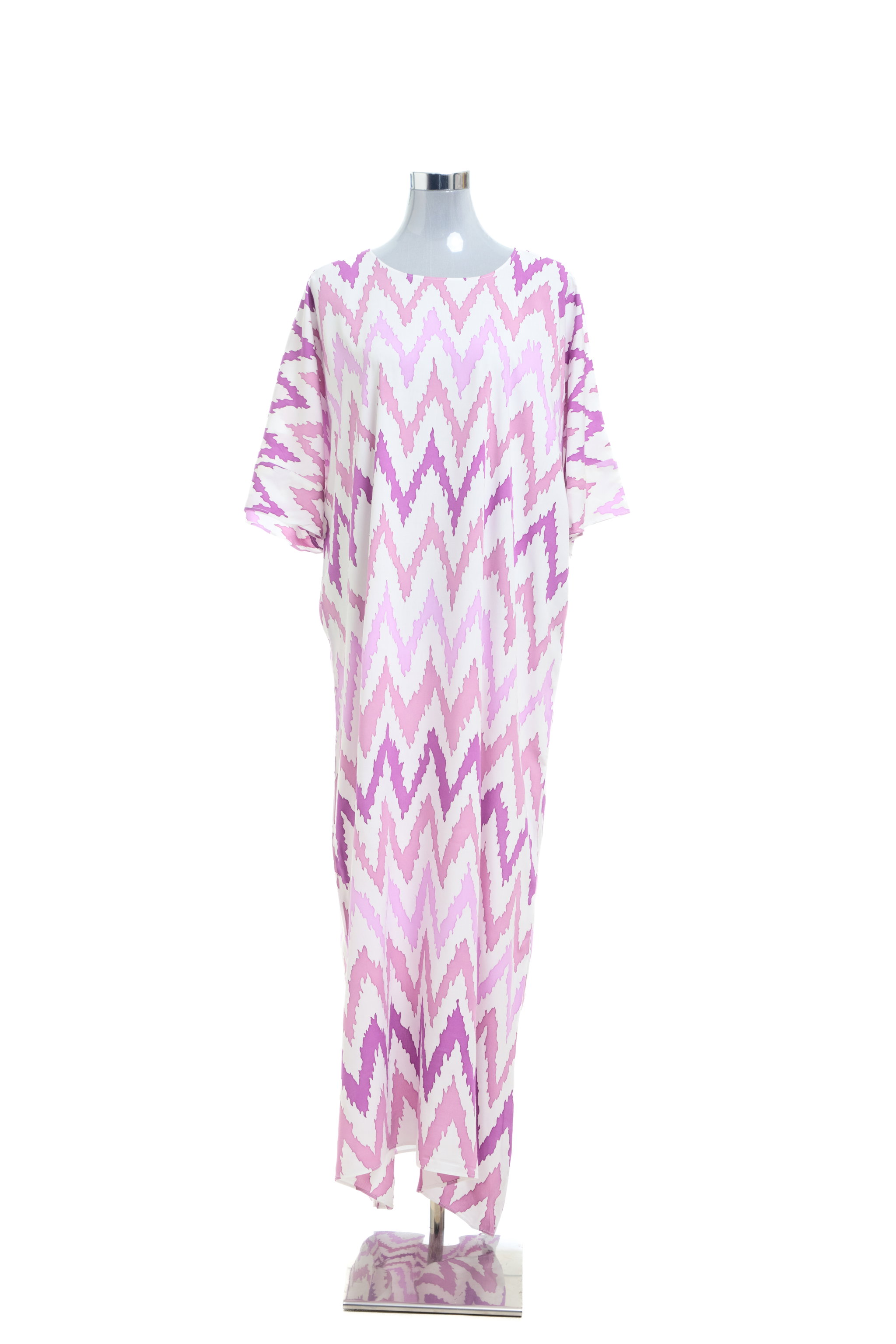 KAFTAN ZIGZAG 3/4 SLEEVE  : PURPLE LILAC_1