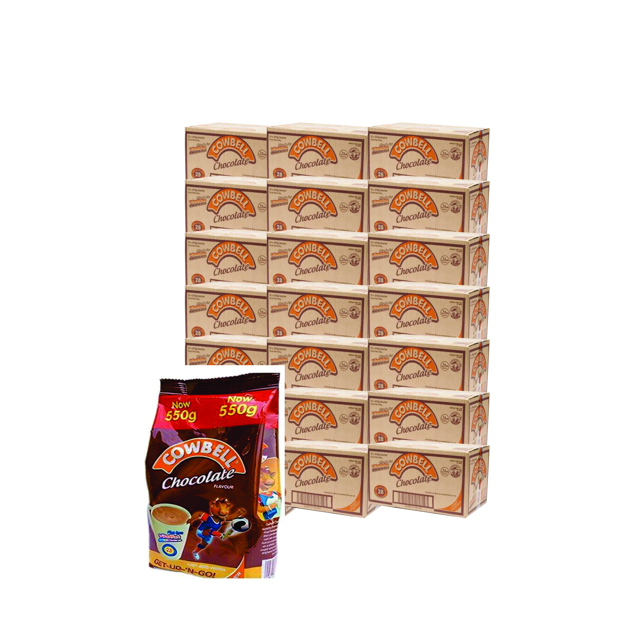 COWBELL CHOCOLATE 200x22g