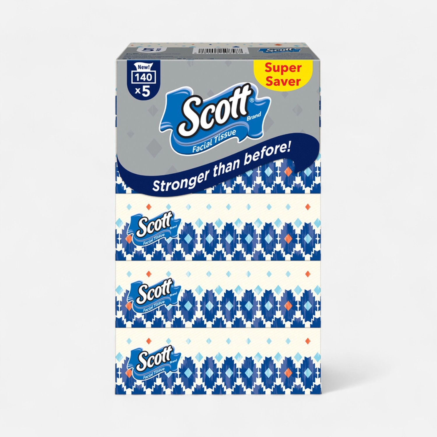 Scott Facial Tissue 140's x 5packs_0