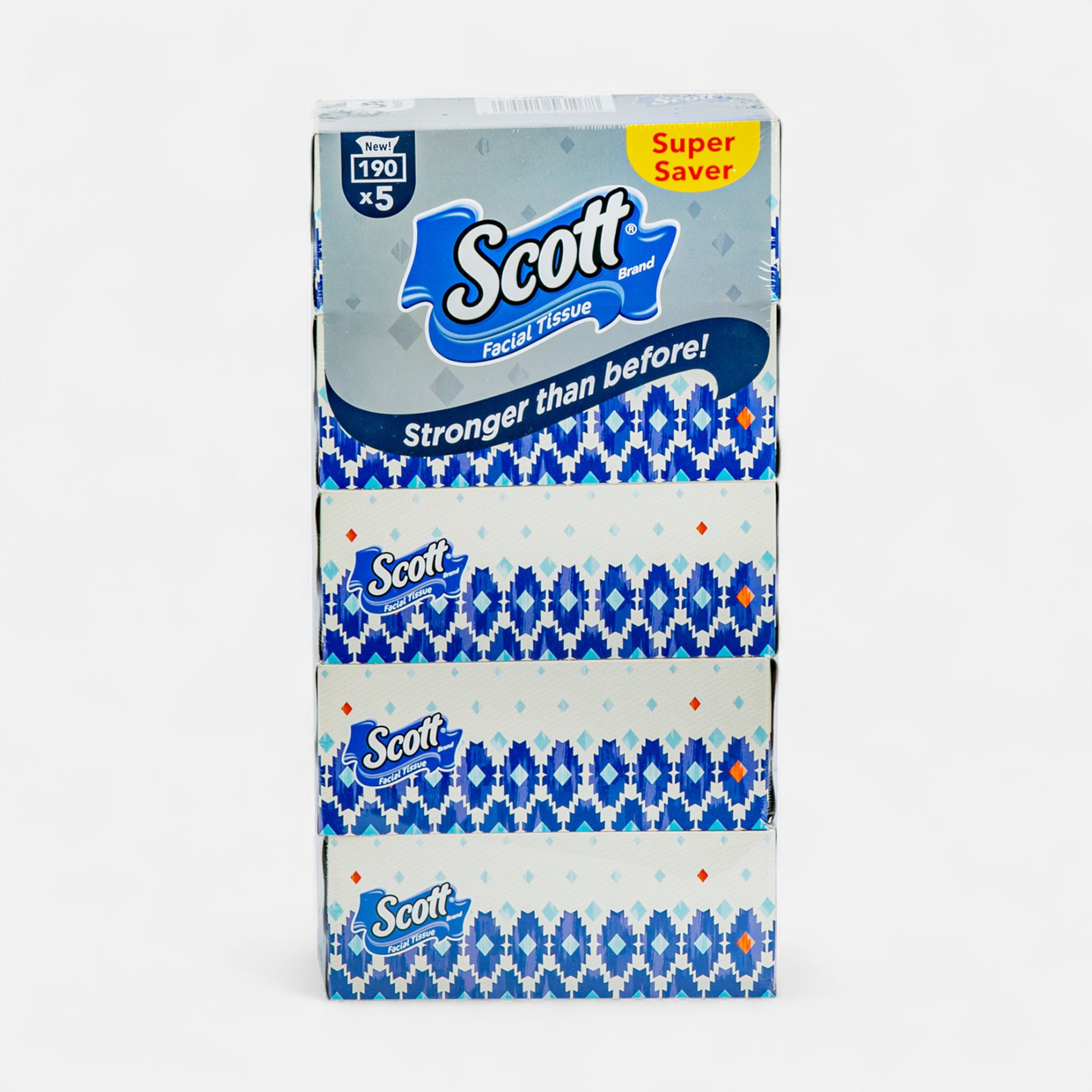 Scott Facial Tissue 190's x 5packs_0