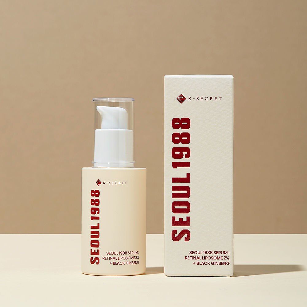  KSECRET SEOUL 1988 Serum : Retinal Liposome 2% + Black Ginseng كي سيكرت سيول 1988 سيروم رتنال 2% + جنسنغ _1