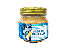 Premium Tuna Fillet in sunflower oil 8.8 oz / Filete premium de atún en aceite de girasol 8.8 oz