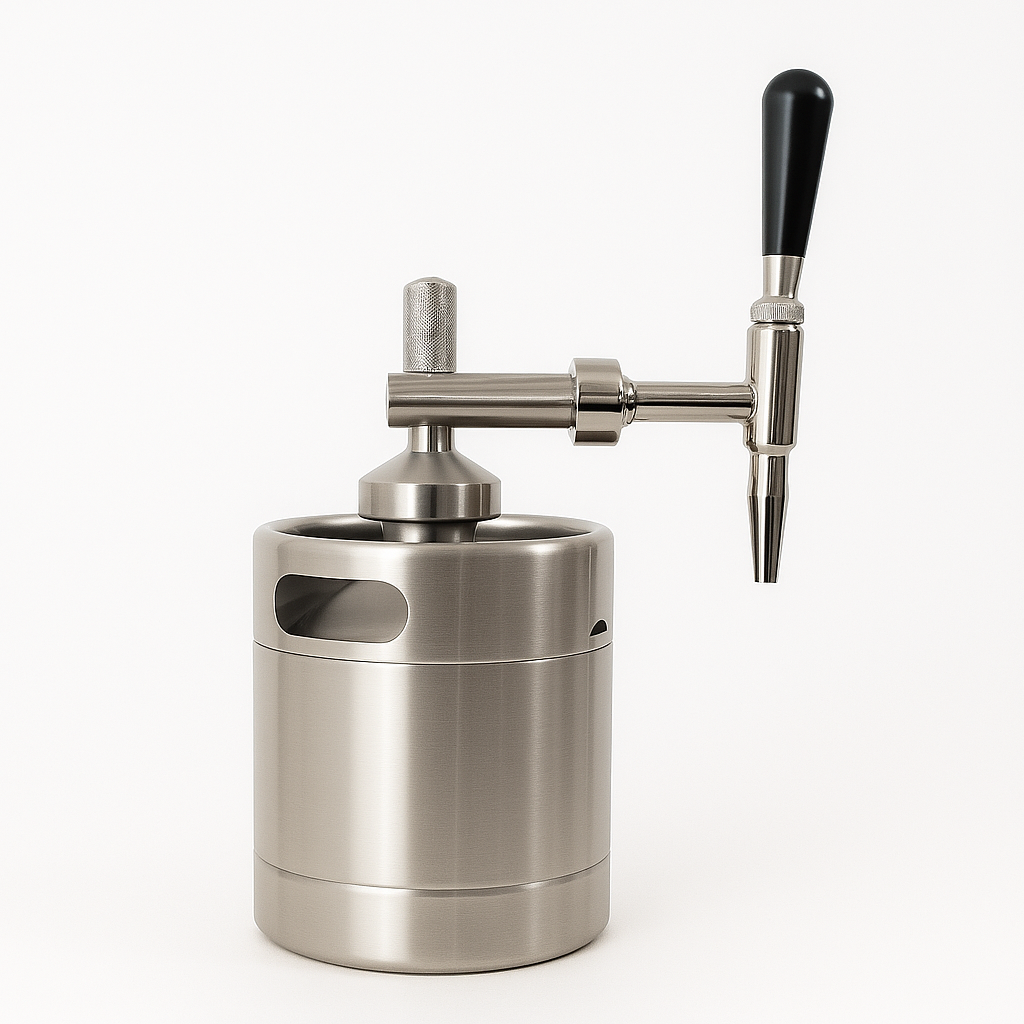 Nitro Coffee Keg - Brushed Stainless Steel _0