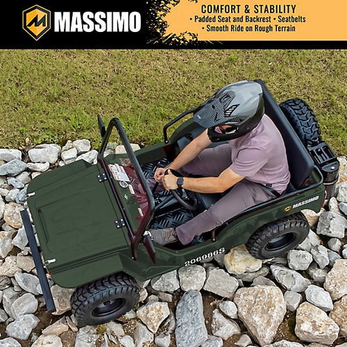 Mini Jeep 125 cm³ | Édition Willys | 3 vitesses | Tout-terrain | Moteur essence_3