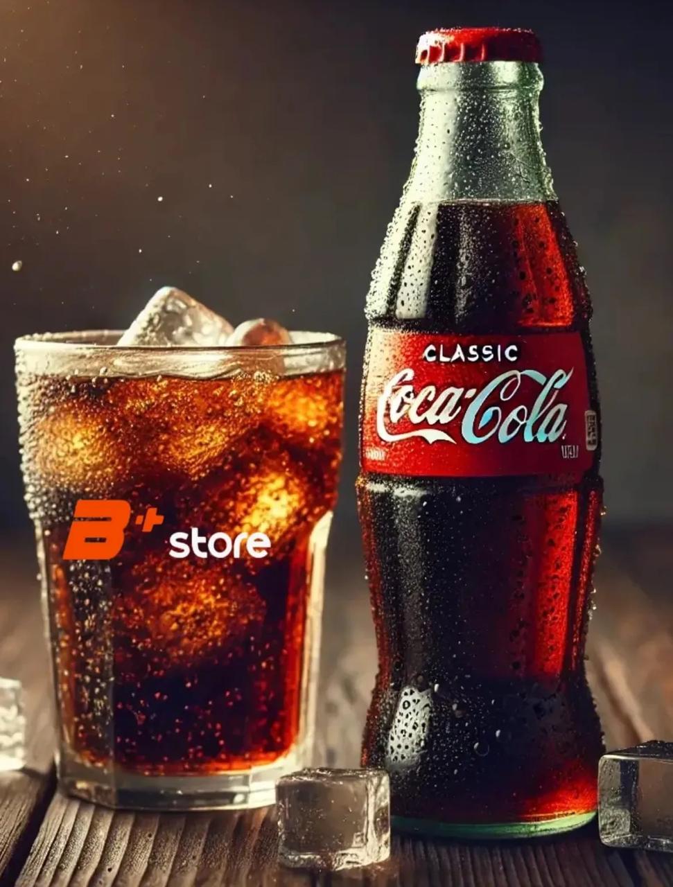 COCA COLA CLASSIC GLASS BOTTLE_1