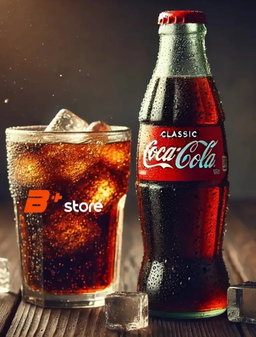 COCA COLA CLASSIC GLASS BOTTLE