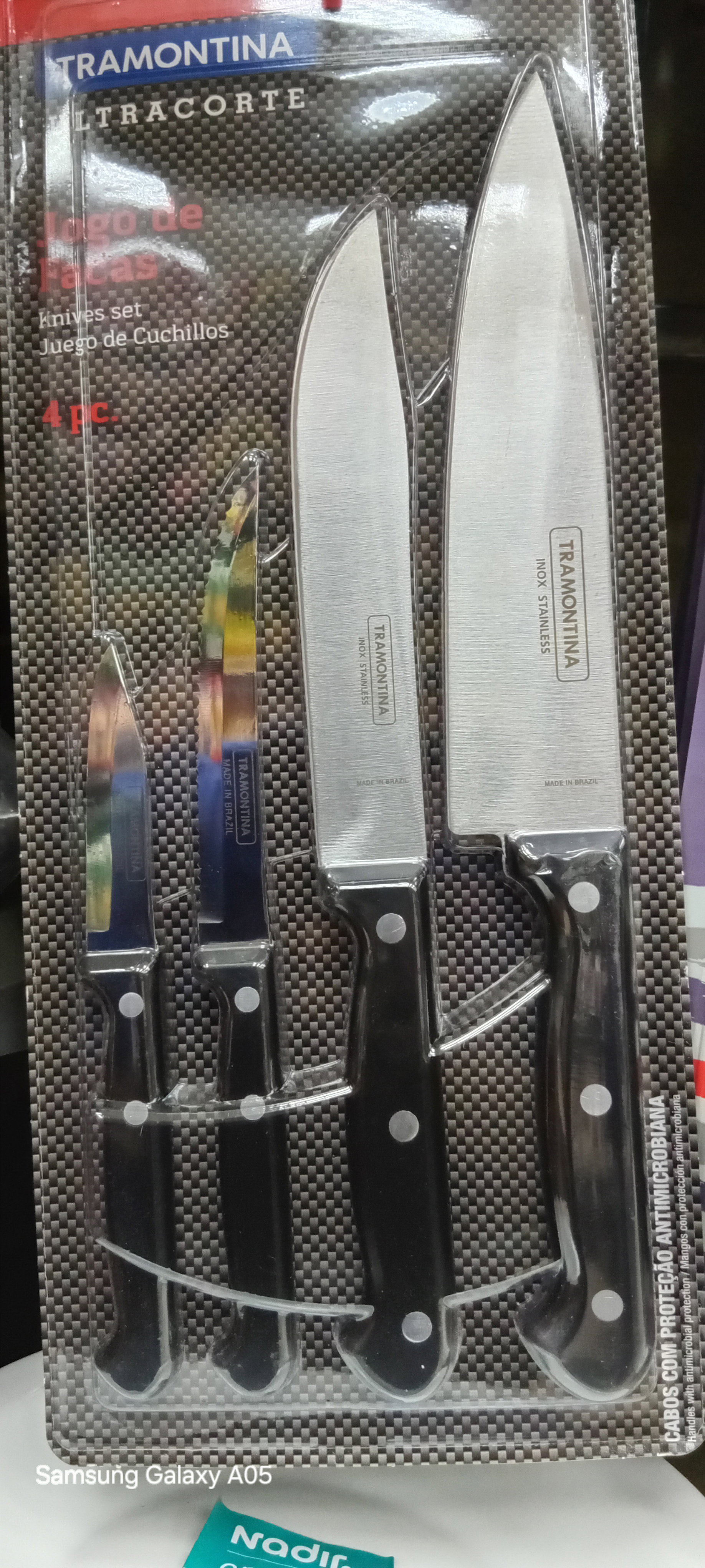 Tramontina Ultrac. Knives. Black 4’S_0
