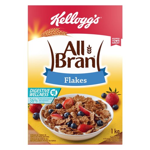 Kelloggs All Bran Flakes 1kg_0