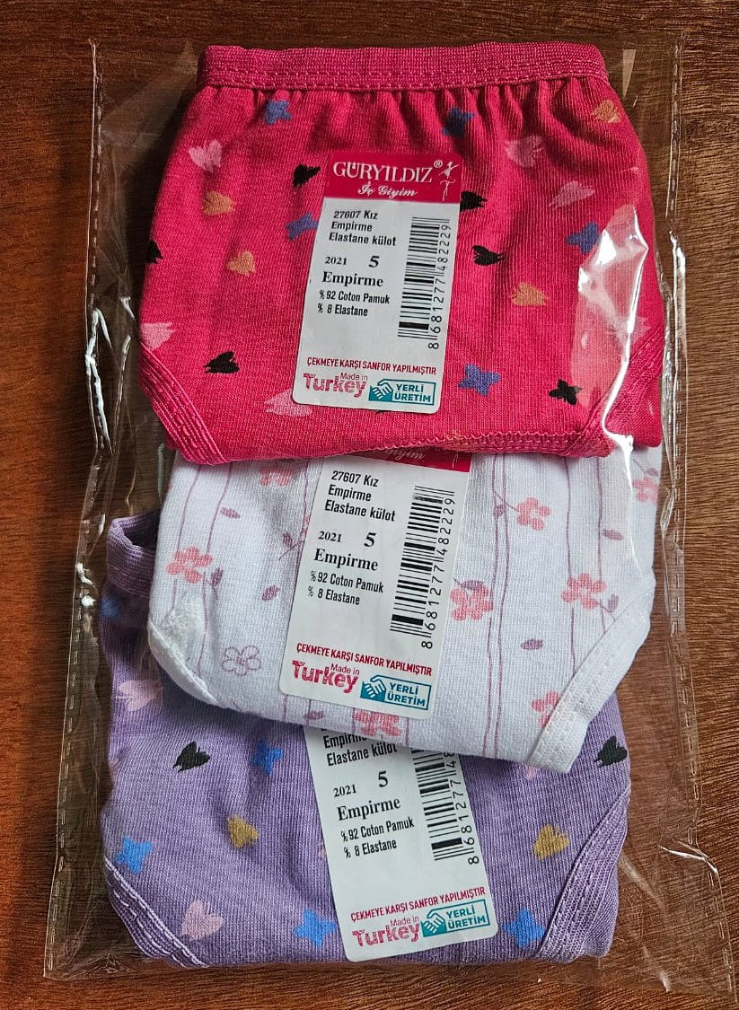 Lot de 3 Slips Petite Fille _1