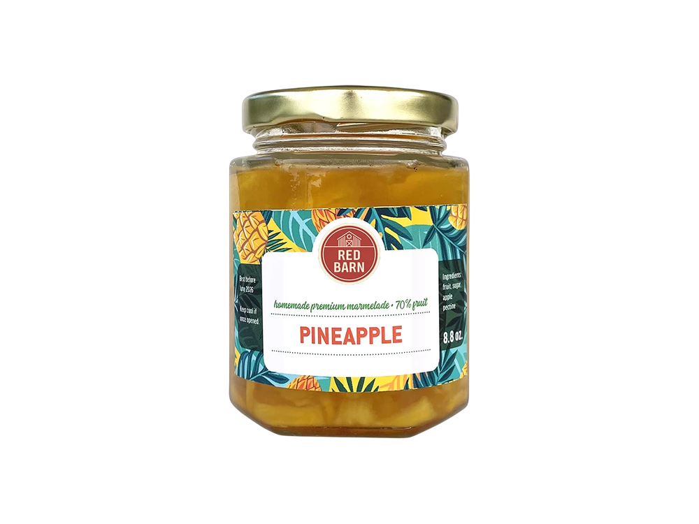 Homemade Jam Pineapple 6 oz / Mermelada casera de piña 6 oz