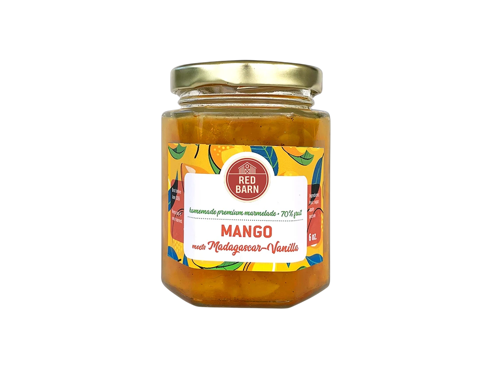 Homemade Jam Mango with Madagascar-Vanilla 6 oz / Mermelada casera de mango con vainilla de Madagascar 6 oz_0