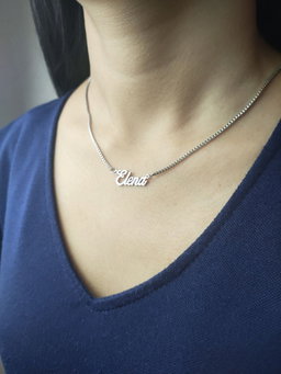 Italian Necklace with English Name