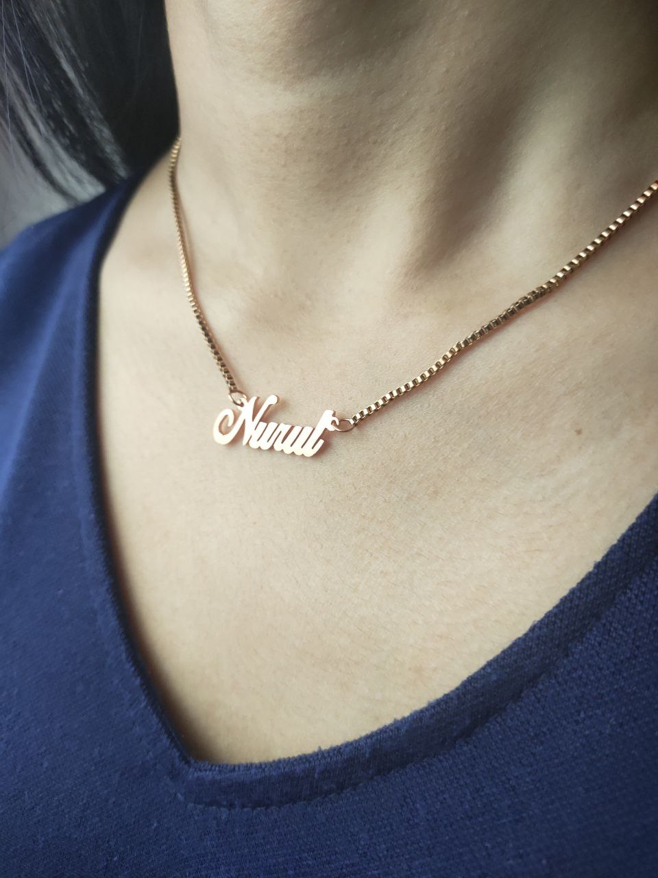 Italian Necklace with English Name_1