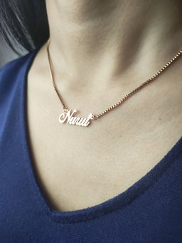 Italian Necklace with English Name