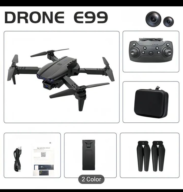 E99 powerful dual camera drone beginner friendly _0