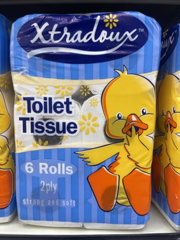 Xtradoux Pap. Toilette 2-Ply 6x125gr