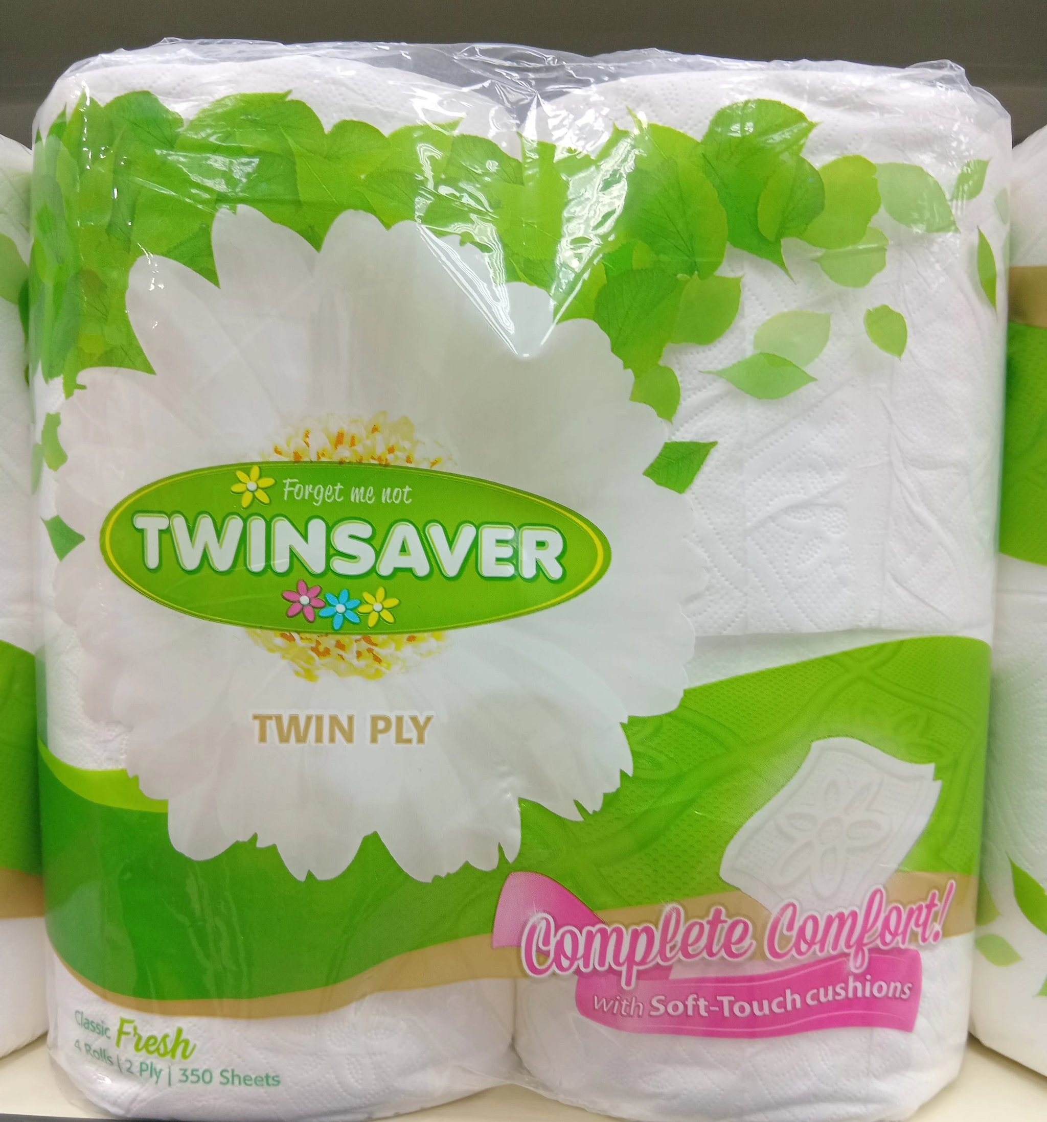 Twinsaver Toilet Paper Luxury Wh. 2ply 4'S_0