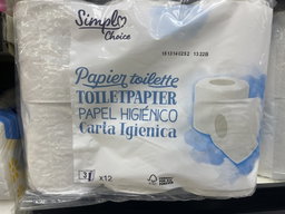 Simple papier toll. 3ply 12's