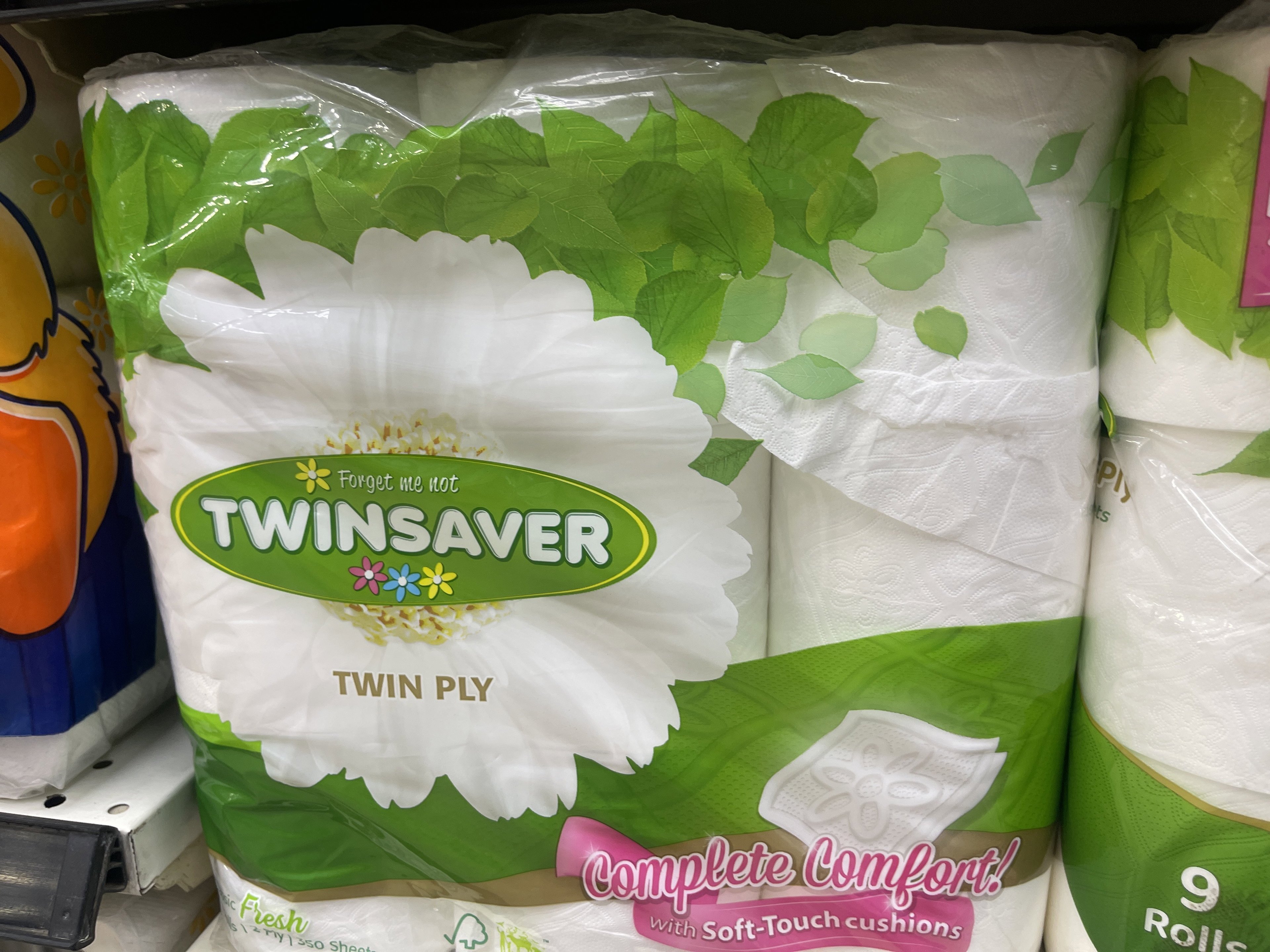 Twinsaver Toilet Paper Luxury White 2ply 9'
