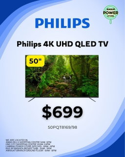 PHILIPS 4K UHD QLED TV 50"