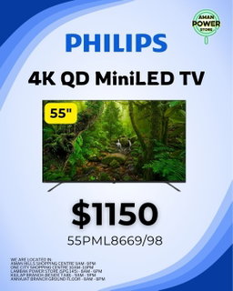 PHILIPS 4K QD MINILED TV 55"