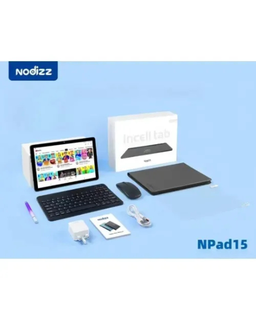 Nodizz Npad 15 Incell Tablet With Keyboard - 10.1" - 512GB ROM - 12GB RAM - 5g Sim - 7000mAh - Black