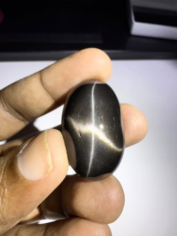 94.7ct Natural Black Star Diopside 