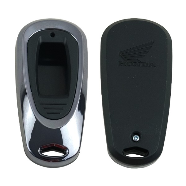 Smart Key Remote Cover Kunci Honda Hitam_1