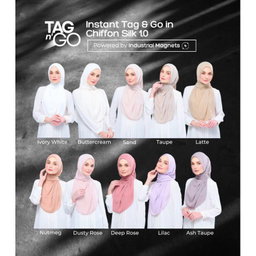 Shera Lee Tag N Go shawl - Chiffon Silk