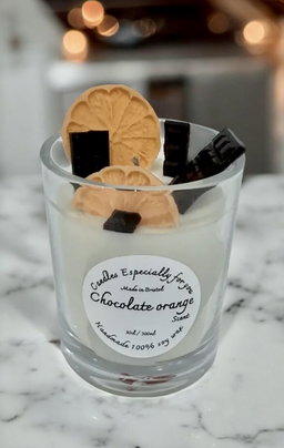Chocolate orange candle