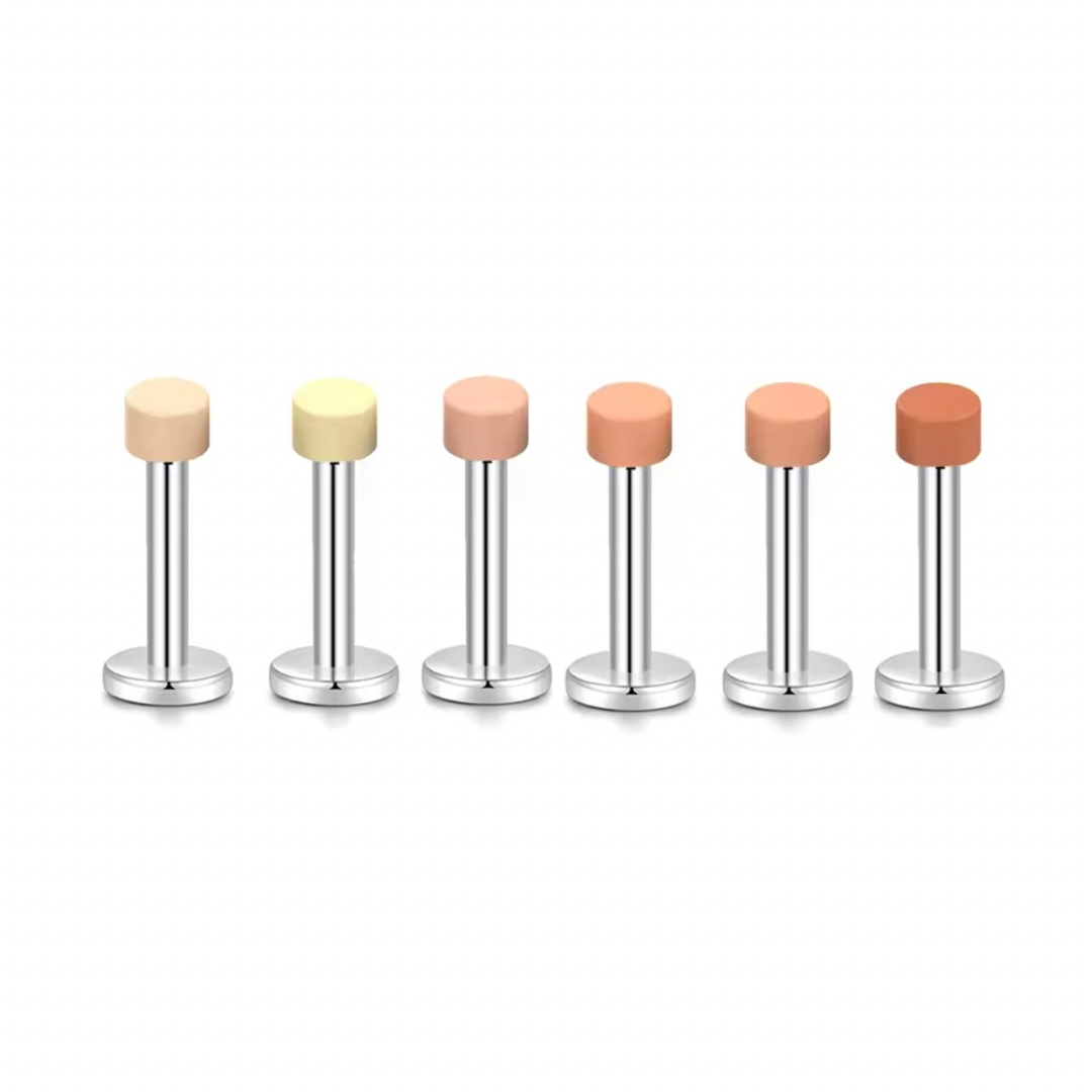 Labret color piel